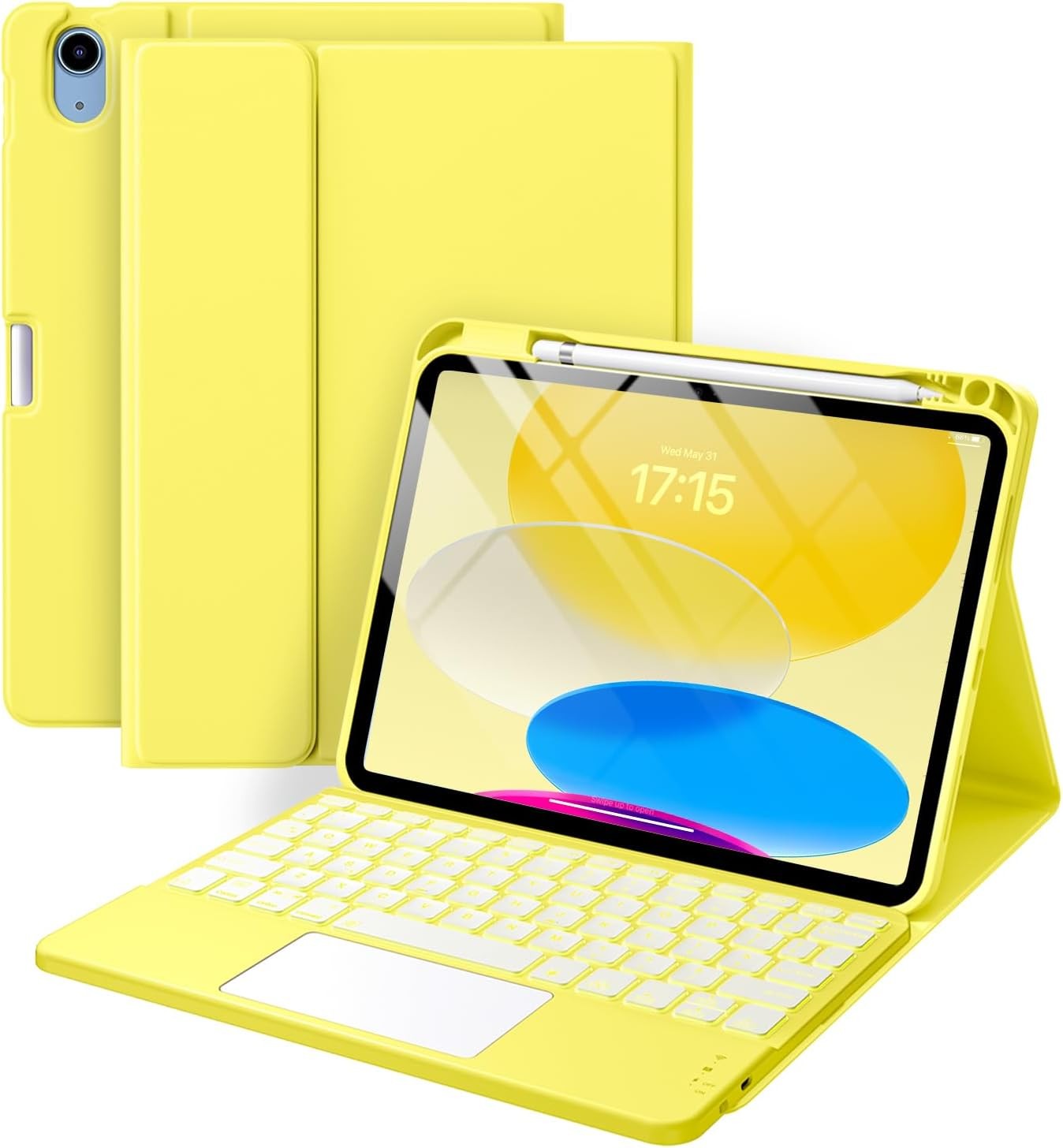 Detachable Backlit Keyboard Case with Trackpad for iPad 11th / 10th Generation (11